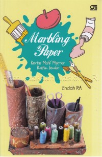 Image of Marbling paper : kertas motif marmer buatan sendiri