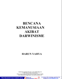 Image of [eBook] BENCANA KEMANUSIAAN AKIBAT DARWINISME