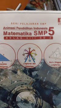Image of Animasi Pendidikan Indonesia Matematika SMP 5 Kelas VIII CD 2